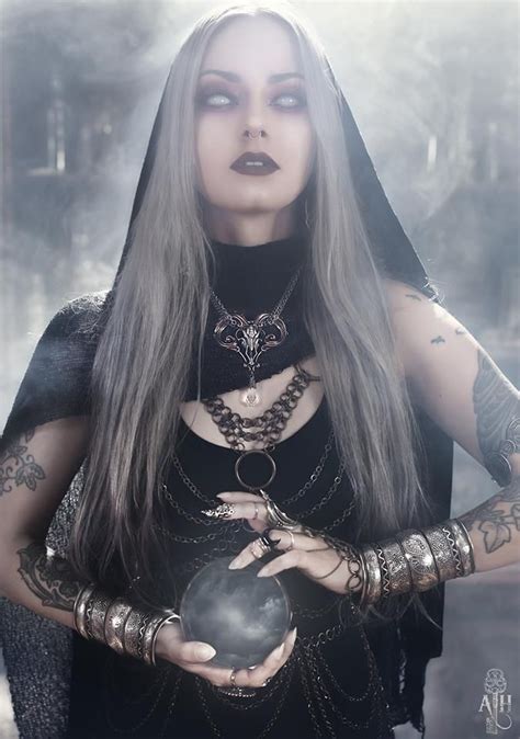 The mesmerizing beauty of the goth-inspired sultry witch